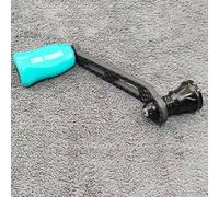 Zilimontt Carbon Single Handle With Knob for for Daiwa Fuego Salamandura Prorex LT Fishing Reel, Lightweight 16g Replacement Part for for Repair or Modification, Compatible with(Light blue)