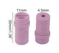 Zilimontt Ceramic Sandblaster Nozzle Tips for Air Siphon Sand Blasting Tool, 10Pcs Set with 4.5mm/5mm/6mm/7mm Bore Diameter Options, Wear Resistant Replacement for(4.5mm)