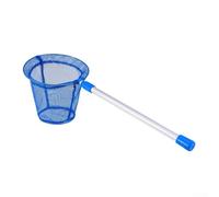 Zilimontt Children's Retractable Fishing Net with 2-Section Telescopic Aluminum Alloy Pole, Lightweight Nylon Mesh Dip Net for for Kids Outdoor Nature Exploration,(blue)