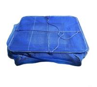 Zilimontt Collapsible Mesh Drying Net 3-Tier Hanging Food Dehydrator for for Vegetables Fish and Dishes, Portable Nylon Outdoor Dryer with Steel Wire Frame for for Camping(35 * 35 * 65cm)