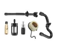 Zilimontt Concrete Cut-Off Saw Replacement Parts Kit with Oil, Worm Gear, Fuel Hose & Filters for MS180 MS170 018 017 Models