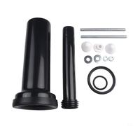 Zilimontt Connection Pipe Set,Cistern Wall Hung Wc Frame Pan Connection Pipe Kit,Water Tank Flushing Straight Pipe, Toilet Rear Connection Pipe Wall-mounted Toilet Sewage Pipe