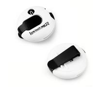 Zilimontt Counter with One-Touch Reset, Portable Handheld Score Keeping Device, Durable Lightweight Plastic Construction, Attaches to Glove, Clothing,(white)
