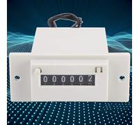 Zilimontt CSK6-YKW Electromagnetic Pulse Counter Module, 6-Digit 0-999999 Industrial Digital Counting Device, DC 12V High-Speed Accurate Count Display Meter for
