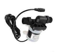 Zilimontt DC 12V 24V Brushless Solar Motor Water Pump for for Floor Heating and Shower, Submersible Booster Pump with IP68 Waterproof, Quiet Operation ≤35dB, Max Head 7M,(12V (5M))
