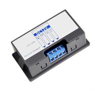 Zilimontt DC 12V Programmable Digital Delay for for Relay Module with LED Display, Adjustable 0-999s/min/h Timing Range, Cycle On-Off Control, Multiple Working Modes, 10A