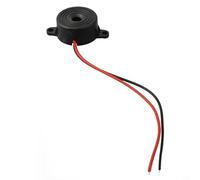 Zilimontt DC 3-24V Piezo Electric Buzzer with Built-in Driver Circuit, 85 dB Sound Pressure, ABS Housing, 2.2 x 2.2 x 1 cm, for Industrial Control, Automotive, and DIY El