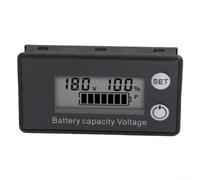 Zilimontt DC 8-100V Battery Capacity with Voltage Meter for 12V/24V/36V/48V/60V/72V/84V Lithium For LiFePO4 Batteries in Electric Motorcycles Carts and Boats(blue)