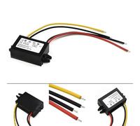 Zilimontt DC-DC Step Down Module Converter 15V-72V to 12V 2A 36W with 91% Efficiency, For Ultra-Thin Regulator for Industrial Applications, Black