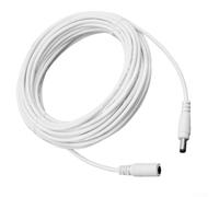 Zilimontt DC Extension Cable with 5.5mm x 2.1mm Connector for 12V Power Adapters, LED Strips, Security Cameras and Various Electronics Featuring Pure Copper Construction(10m)