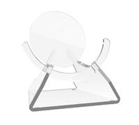 Zilimontt Desktop Pedestal Stand For Googles For Nest Mini Speaker Holder,Acrylic Mount Base,Sound Enhancement Display Shelf,Compatible With 2Nd Generation(Transparent)