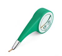 Zilimontt Desoldering Braid Solder Remover with Thumb-Wheel Dispenser, 2m Length Copper Wire in 1.5mm/2mm/2.5mm/3mm/3.5mm Width Options, Anti-Heat Stainless Steel Mouth(2020A)