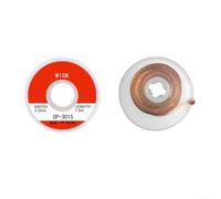 Zilimontt Desoldering Braid Tape for Soldering - 1.5M Pure Copper Wire, 1.0-4.0mm Width Options, Oxidation Resistant, Fine Design for PCB Repair, Compatible with (3.0mm)