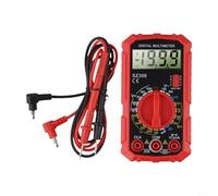 Zilimontt Digital Multimeter SZ308| AC/DC Voltage Current Resistance Tester with LCD Backlight| Data Hold & Diode Test| Anti-Drop PP Shell for Automotive Industrial HOMEs(SZ308 R-B15+bag)