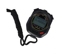 Zilimontt Digital Stopwatch Timer with 100 Memory Laps, 1/100 Second Accuracy, Backlight Display, Metronome, Clock, Alarm and Calendar Functions for for Running, Swimming,