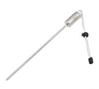 Zilimontt Diving Pointer Rod 316 Stainless Steel Underwater Signaling Device with Hand Strap, 31.5cm Scuba Diving Tank Banger and Probe for for Buddy Communication,(White)