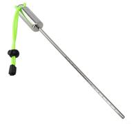 Zilimontt Diving Pointer Rod 316 Stainless Steel Underwater Signaling Device with Hand Strap, 31.5cm Scuba Diving Tank Banger and Probe for for Buddy Communication,(Green)