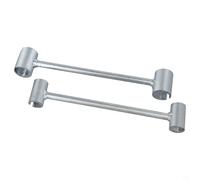 Zilimontt Door Hinge Adjustment Tool for for Flag Hinges on Fire, Cleanroom and Security Doors, Heavy Duty Integrated Steel Repair Spanner with Double End 14-18mm(14+18+23+25mm)