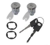 Zilimontt Door Lock Cylinder with Keys Set for, Explorer, For Ranger, For Econoline Series - Exact Replacement Part F2UZ1522050A