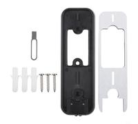 Zilimontt Doorbell Backplate Replacement with 3 Hole Mount Design, Long lasting ABS Black Back Plate,For Blink Doorbell, Weather Resistant Secure Mounting
