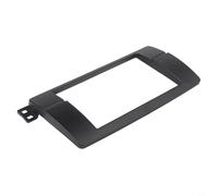 Zilimontt Double DIN Fascia Panel Frame for 3 Series E46 1998-2006 Compatible with Double DIN Stereo Installation Dashboard Trim Kit Made of ABS Plastic in Blac