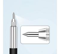 Zilimontt Double Ended Carbide Scriber Tool with Stainless Steel Handle and Magnetic End Cap for Metal Marking on Hardened Steel, Stainless Steel, Ceramics and Glass,