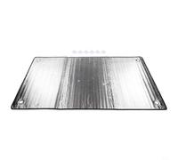 Zilimontt Double-Layer Aluminum Foil Insulation Film with Suction Cup Buckles for for Window Sun Protection, 50x100cm Silver Weather Resistant Heat Shield(50x100cm)