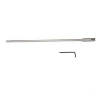 Zilimontt Drill Bit Extension Bar Set with Hex Shank, 150mm and 300mm High Carbon Steel Extender Rods, Power Tool Accessory Kit with Wrench for Fast Drilling and Clean(300mm)