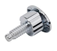 Zilimontt Dual Flush Water Saving Toilet Push Button With Chrome Coat, 304 Stainless Steel Spring Tested For Reliability, ABS Plastic Construction For Cistern Tank