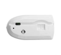 Zilimontt Dual PIR Motion Sensor Wired Outdoor Alarm Detector with Infrared Probe Technology for Home Security and Commercial Buildings in White Color(With stand)