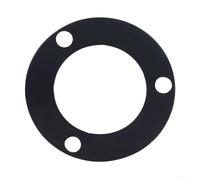 Zilimontt E-for for Bike and Electric Scooter Brake Gasket Spacer, 3-Hole Disc Washer, Aluminum Alloy with Stainless Steel Bolts, Fits 70mm Pitch and 58mm Inner Diameter Rotors,(1MM)