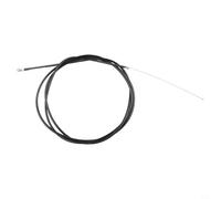 Zilimontt Electric Brake Cable - Rear Drum Brake Line for E-Bikes, Compatible with For KUGOO/Pro, Aluminum Alloy, Black, 1.2-2.5 m Adjustable Length, 320 g(2.5M rear)