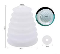 Zilimontt Electric Drills Dust Hammer for Cover Drill Rubber Installa Collector for Power Tools Dustproof Machine for Wall Drilling Engineering Air Conditioning Dust(B)