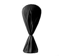 Zilimontt Electric Fan Cover Waterproof Outdoor Standing Fan Cover Protection Black Oxford Cloth Dustproof Fan Guard for Pedestal Fans Home Garden Furniture 57x30 Inches
