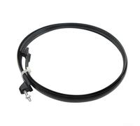 Zilimontt Electric Fan Grille Mesh Replacement Ring, 16 Inch Plastic Mesh Hoop with Screws, Binding Hoop Retaining Ring for for Floor Fans, Compatible with 43 cm Diameter(Black)