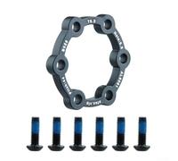 Zilimontt Electric Scooter Brake Disc Spacer, 6-Hole Hub Heightening Pad Shim Kit with Screws, Aluminium Alloy 6061 Gasket for for Mountain for for Bike and for for Bicycle Disc Brakes,(6mm)