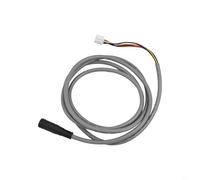 Zilimontt Electric Scooter Communication and Power Cable with M8 Waterproof Connector, Durable Plastic Shell, Compatible with for for Xiaomi and 1S Models, 124 cm Length(Grey)