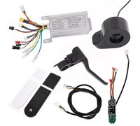 Zilimontt Electric Scooter Controller Kit 36V 350W 15A with Dashboard, Accelerator, Brake Handle, LED Display, Cruise Control, Brake Energy Recovery, ABS Aluminum Alloy,(A)