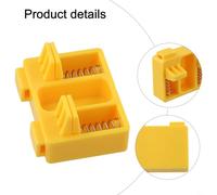 Zilimontt Electric Wire Welding Fixture with Hands Operation for Alignment and Heat Resistant Design, Compatible with MIG, for TIG and Spot Welding Applications(Yellow)