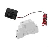 Zilimontt Energy Meter with Clamp Current Transformer for Home and Commercial Use, DIN Rail 35mm Mount, 0.2-63A Range, Voltage and Power