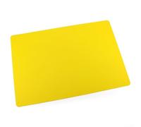 Zilimontt Extra Large Silicone Mat for Kitchen Worktop Protector,Silicone Mat,Nonslip Placemat for Kitchen Square Shape,Heat Resistant Countertop Mat(Yellow)