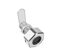 Zilimontt Fingerprint Cabinet Drawer Lock with Remote Control via App, Zinc Alloy Construction, Rechargeable Battery for Home and Office Security(30mm Silver)