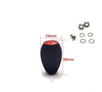 Zilimontt Fishing Reel Handle Knob For EVA Casting Spinner Grip Accessory with Bearings and Gaskets, Compatible with For Daiwa 27mm × 4mm and Other Brands 26.5-27.5mm × 4mm(red)