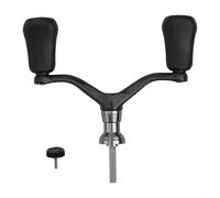 Zilimontt Fishing Reel Handle Single or Double Rocker Arm with Four or Six Angle Shaft for 1000-4000 Series Reels, Low Resistance Smooth Rotation Carbon and ABS(Four Angle Shaft)(double rocker)