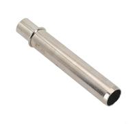 Zilimontt Fishing Rod Connecting Tube Metal Sleeve for for Rod Building and Repair, Durable Silver Connector for for DIY Fishing Pole Maintenance, Inner Diameter 5.4mm-12.2mm,(13.0#)