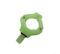 Zilimontt Fishing Rod Rest Holder Set, 2pcs Magnetic Grip Head Support with 3/8 Thread for for Pods and Buzz for for Bars, Fits Rods Under 23mm Diameter, Durable Carbon Material,(luminous)