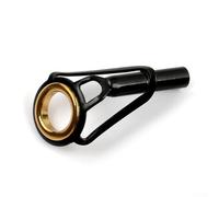 Zilimontt Fishing Rod Tip Top Guide Ring with Stainless Steel Frame and Ceramic Line Protector for for Casting Rod Building and Repair, Durable Lightweight Pole Eye Insert(6mm)