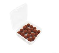 Zilimontt Foam Fly Tying Bait Balls Fishing Floats 8-10mm Waterproof Fiber Sight Indicators Bright Colours for for Fly Hooks and Lures Suitable for for Various Fish Species(Brown)