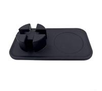 Zilimontt Food-Safe Silicone Tamping Mat With Tamper Storage For NJ Espresso Machines ES601 And ES701 Featuring Non-Slip Base To Prevent Movement