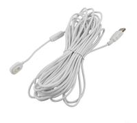 Zilimontt For Arlo Pro 5S 2K Power Cord, For Ultra 2 Outdoor Charger for Arlo Pro 4/3, For ULTRA, Go2, 5.2m 8m 10.4m White TPE IP65 Extension Cable(10m)